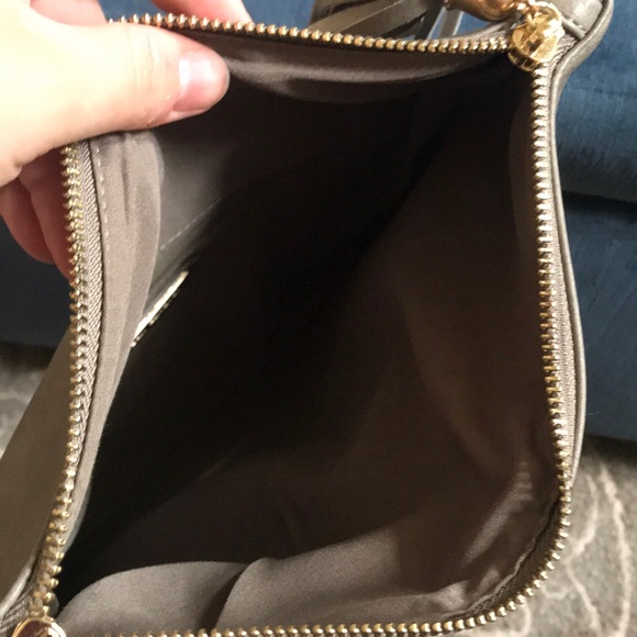 Gold Chain Gray Club Purse - Picture 5 of 5